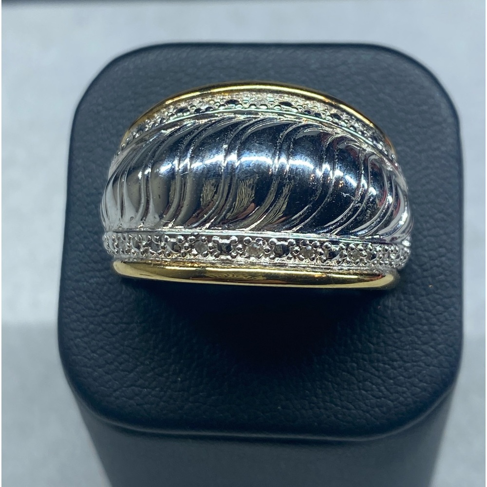 Sterling Silver two tone Ring